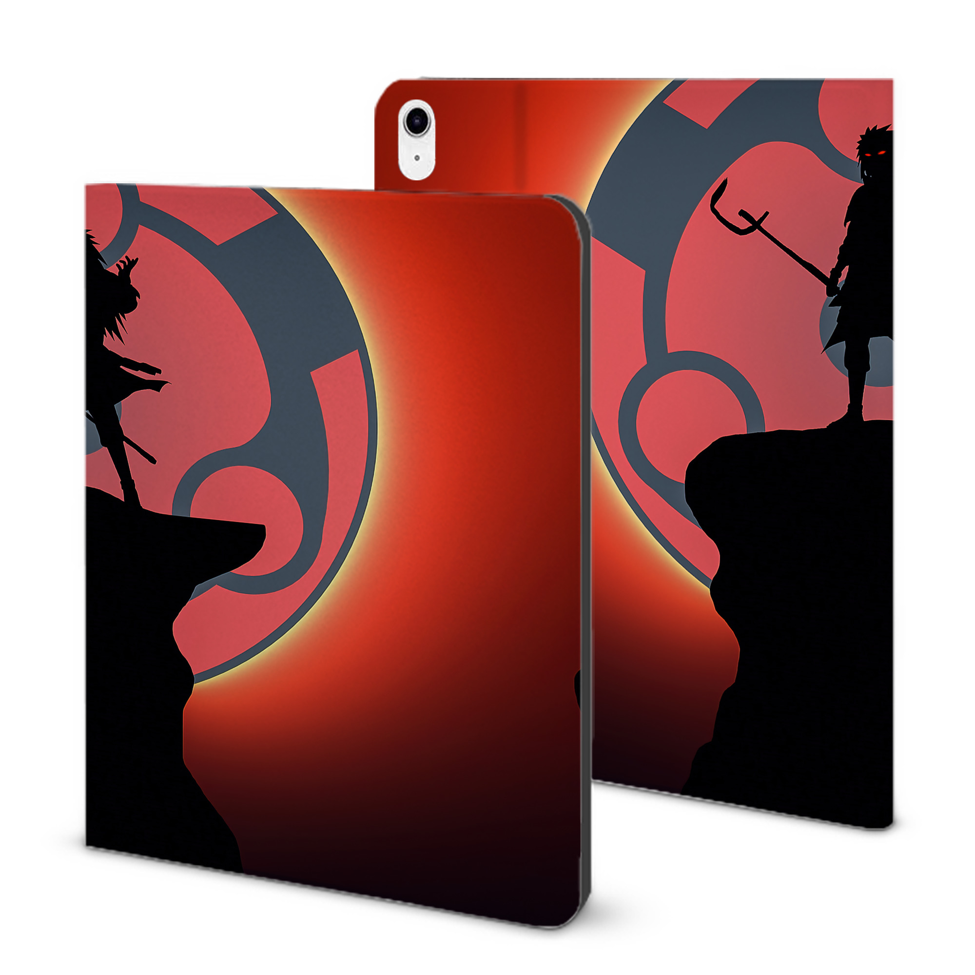 （画像用） NARUTO -ナルト- NARUTO -ナルト- 疾風伝 IPad ケース ブック型 PUレザー TPU 耐衝撃 軽量 薄型 ペン収納なし 全面保護 IPad 各モデル対応